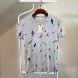 NWT Lucky Brand Embroidered Top Sz S